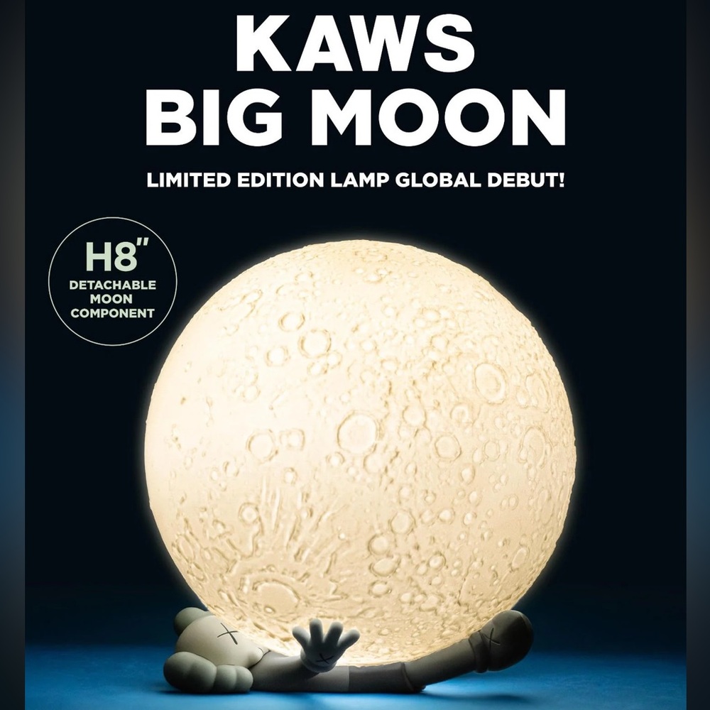 Kaws Big Moon Lamp - Picture 2 of 6